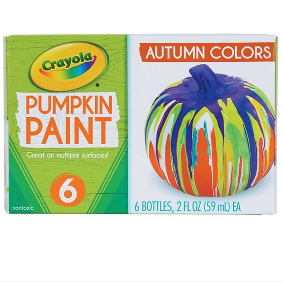 Crayola Autumn Colors Pumpkin Paint Set 🎨 - Picture 2 of 10